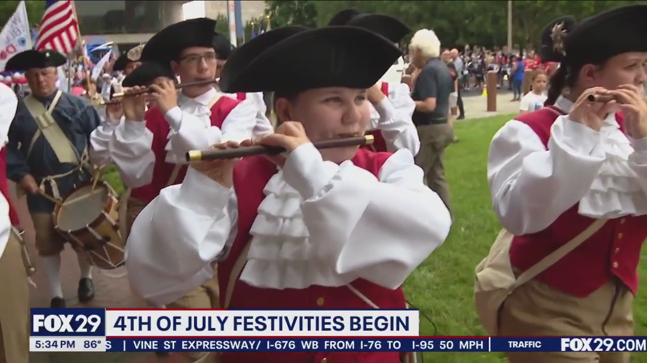 4th of July festivities begin in Philly amid strike
