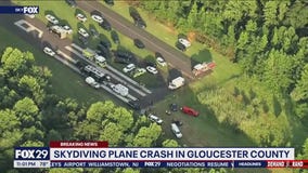 Small skydiving plane crashes at Cross Keys Airport