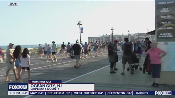 People flock to the Jersey shore for 4th of July