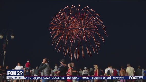 Beachgoers take advantage of perfect weather for July 4th in Ocean City