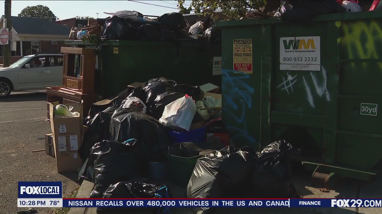 Residents feel impact of DC 33 strike as trash piles high everywhere
