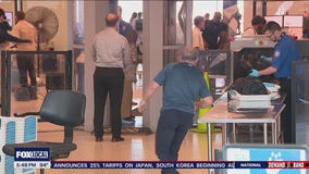 Keep shoes on while passing through airport security checkpoints