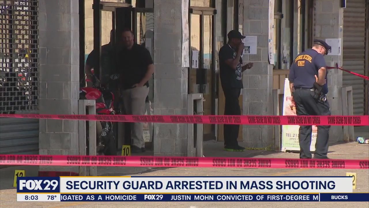 Security guard arrested in Philly mass shooting on July 4th weekend