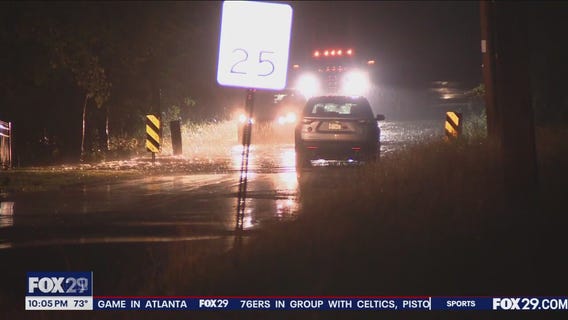 Numerous water rescues in Chester County after torrential rain falls