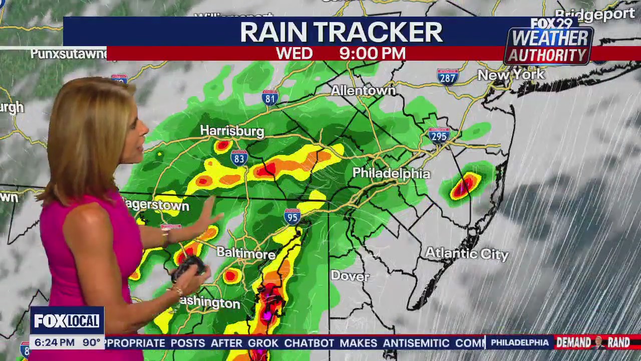 Weather Authority: 6 p.m. Wednesday forecast