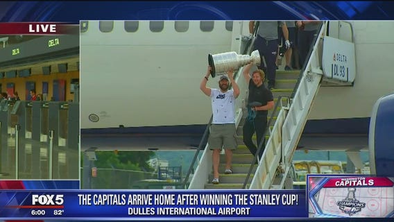 Stanley Cup champion Capitals return home