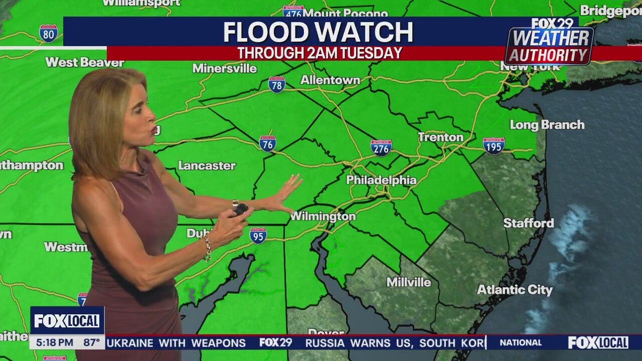 Flood watch in effect through 2 a.m. Tuesday