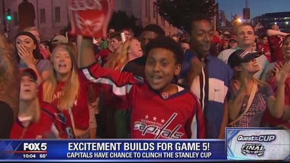 Excitement building for Caps fans for Game 5 of Stanley Cup Final