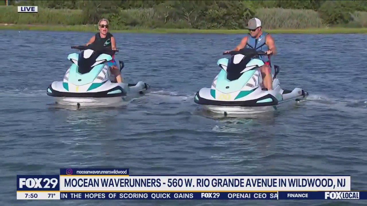 Jenn Jumps On A Jet Ski