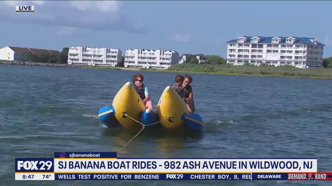 SJ Banana Boat Rides In Wildwood