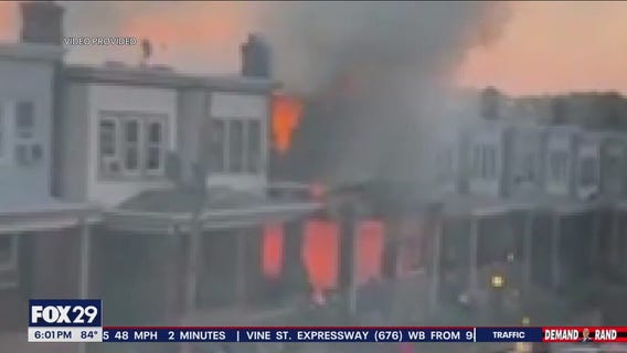 Rowhome fire kills woman, 67; leaves 2 kids in critical condition