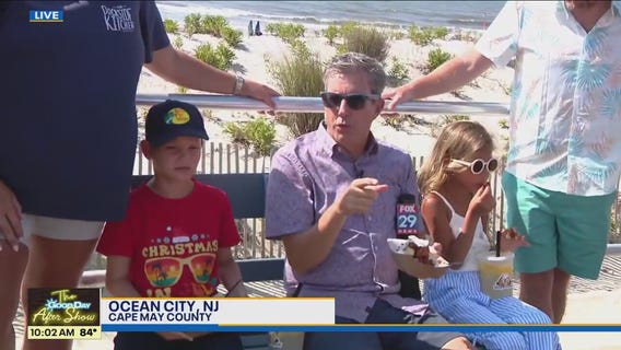 Bob Kelly hits the boardwalk in Ocean City