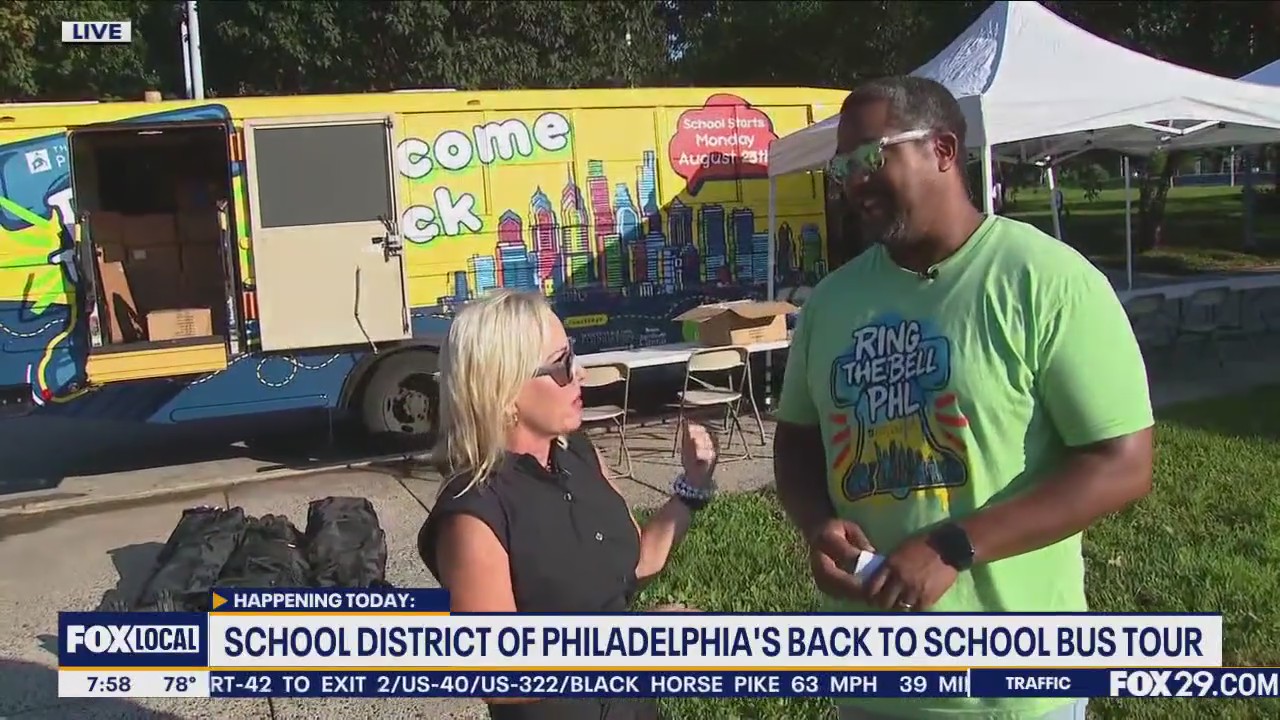 School District of Philadelphia's Back-to-School Bus Tour