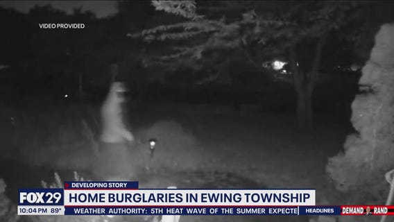 Ewing Twp residents urged to heighten security after series of burglaries