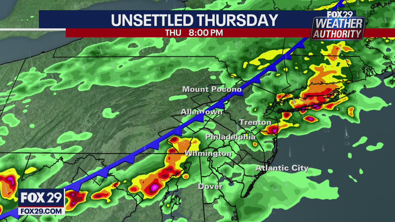 Flash Flood Warning issued for Philadelphia, suburbs Thursday