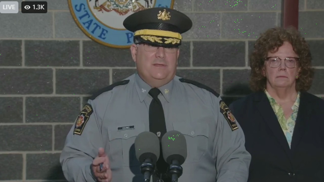 PA State Police give update after 2 troopers shot, 1 suspect killed ...