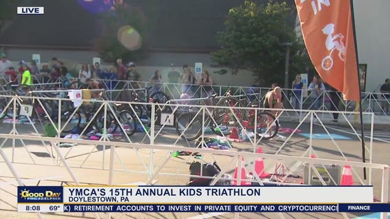 YMCA's 15th annual Kids Triathalon kicks off in Doylestown