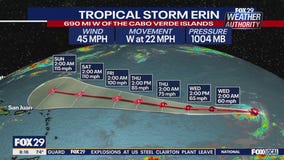 Tropical storm Erin could become major hurricane