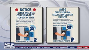 Students react to controversial cell-phone policy at Olney High School