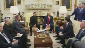 Trump hosts Zelensky for another White House meeting | Full Meeting