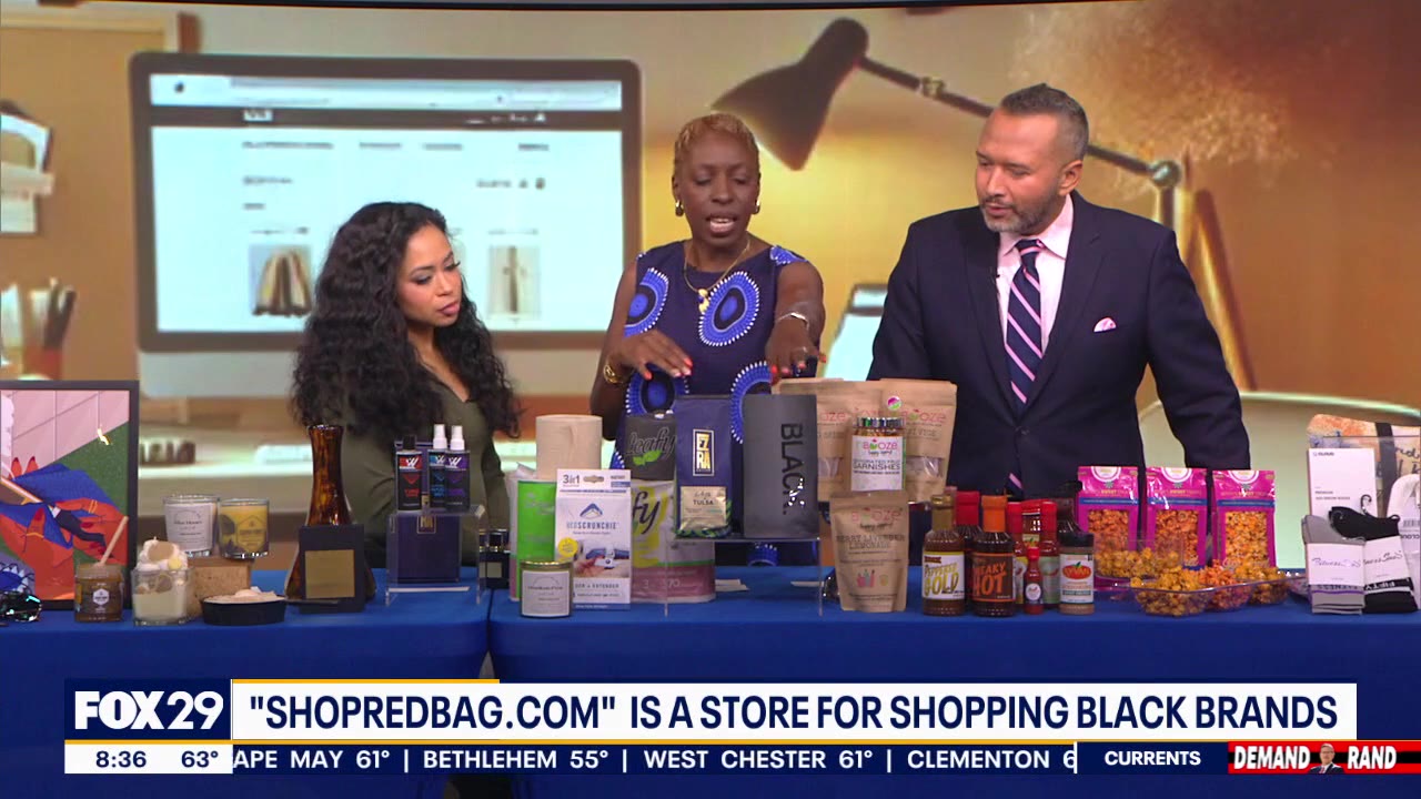 Take a look at "ShopRedBag.com," a marketplace for diverse brands!