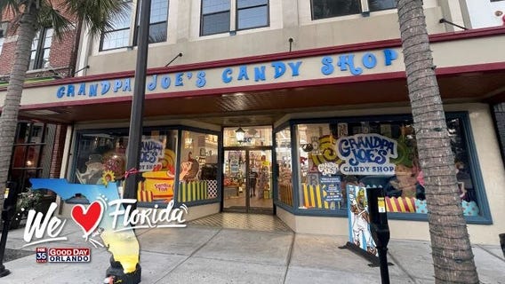 Sweet tooth? Sneak peek inside Grandpa Joe's Candy Shop