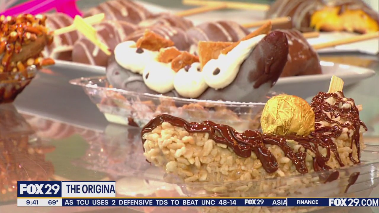 Last Taste of Peach Season with Cinnamon Bun Chocolate Dipped Frozen Peaches