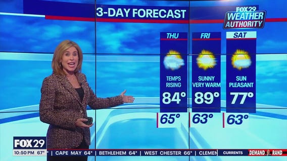 Weather Authority: Wednesday 10 p.m. forecast