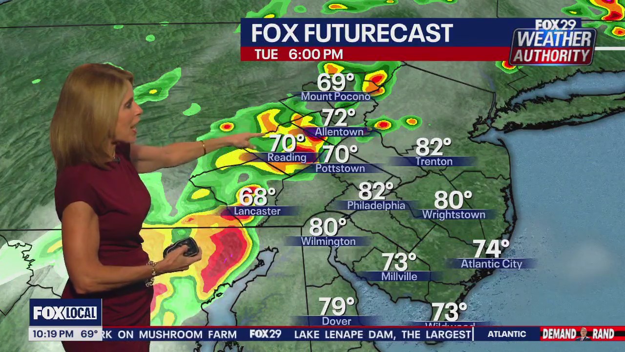 Weather Authority: Monday 10 p.m. forecast