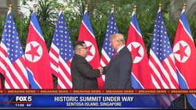 Trump, North Korea's Kim Jong Un come together for momentous summit