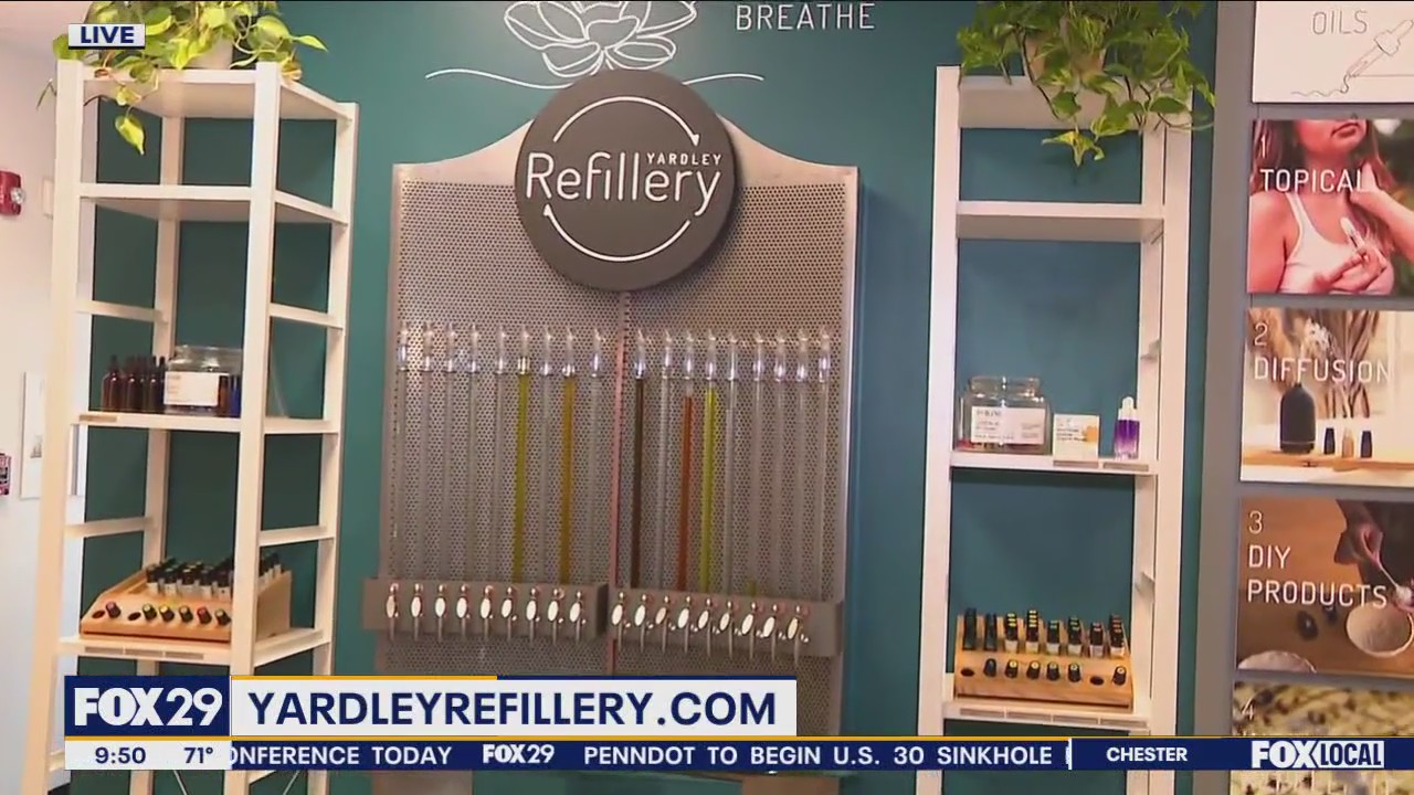 Low-waste retail shop in Bucks County, Yardley Refillery