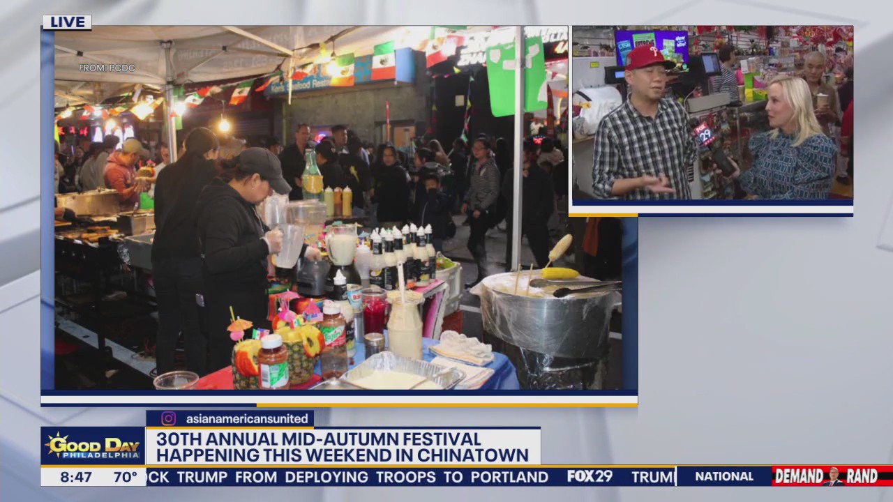 Chinatown Preparing For Mid-Autumn Festival & Night Market