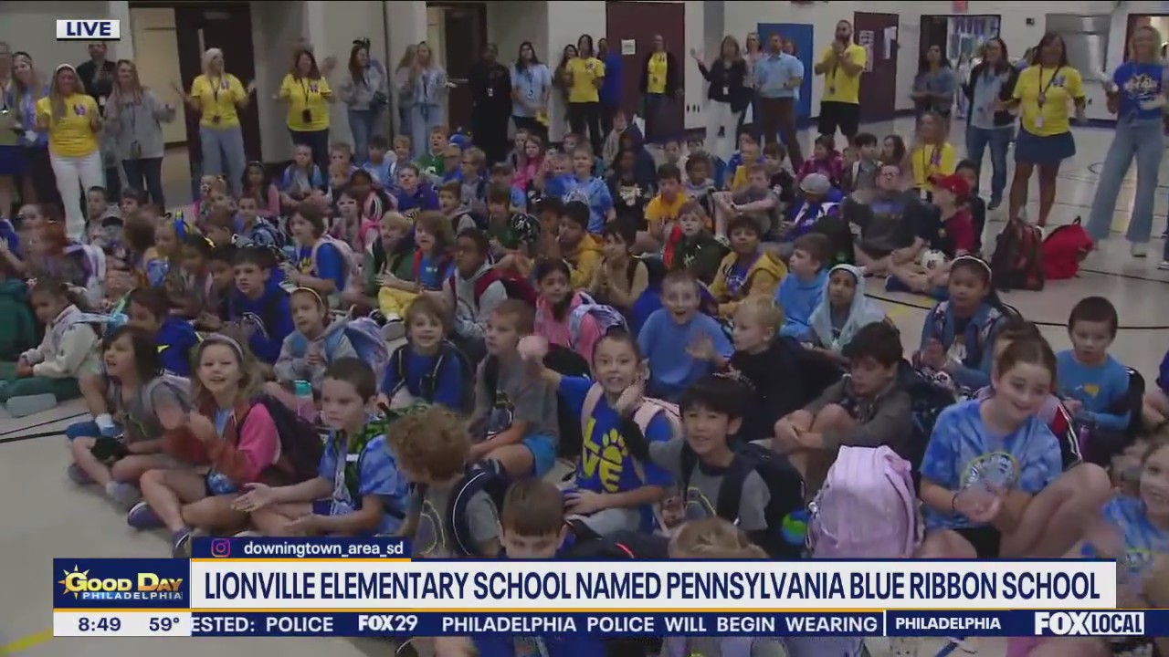 Lionville Elementary Named PA Blue Ribbon School