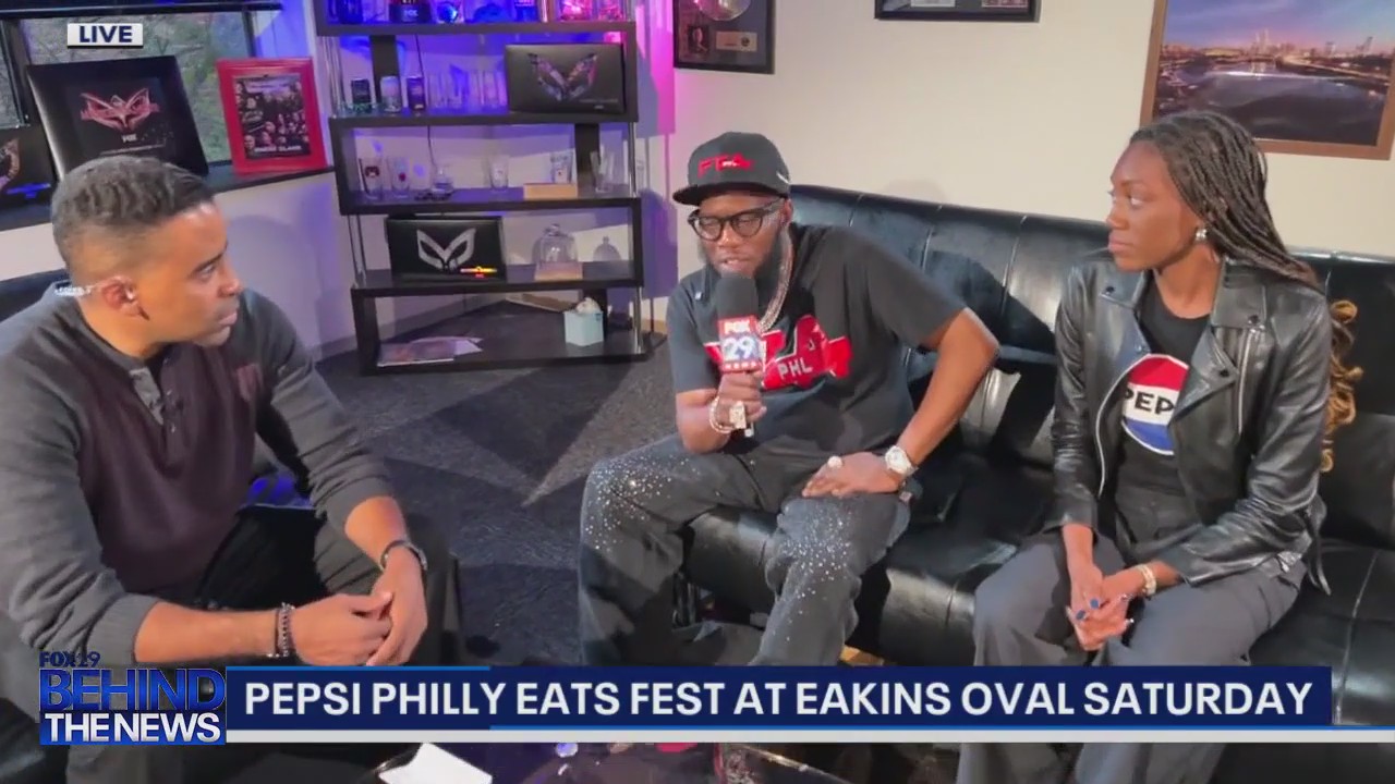 Freeway talks Pepsi Philly Eats Fest at Eakins Oval | FOX 29 Behind The News