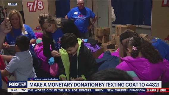 Thousands Of Excited Kids Given Free Coats