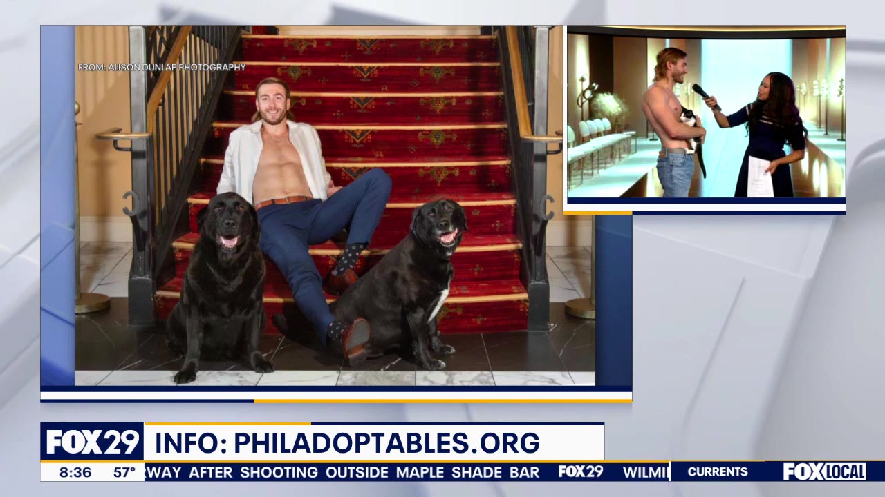 New "Hunks for Hounds" calendar helps animals in need of a forever home