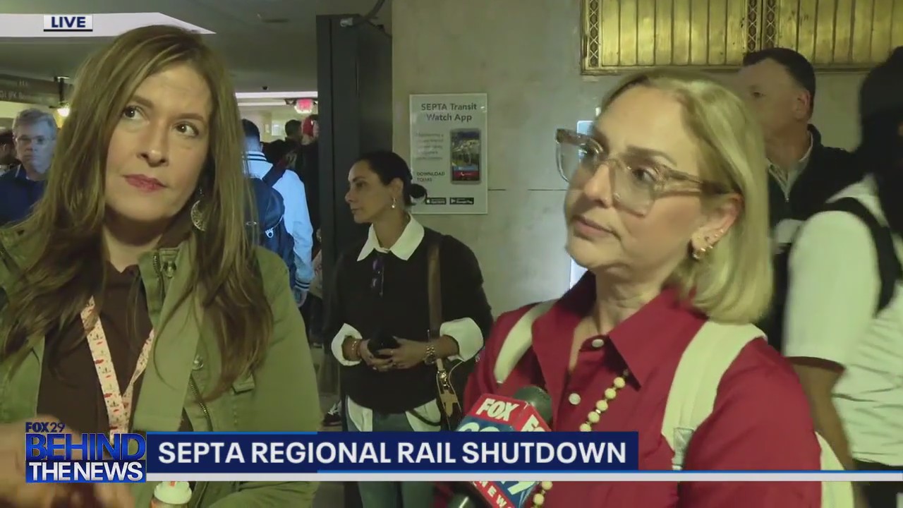 SEPTA Regional Rail shutdown | LIVE FOX 29 Behind The News