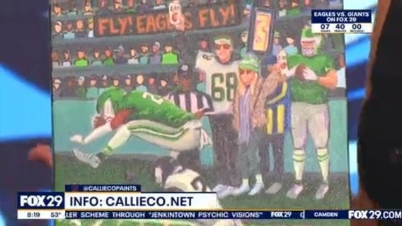 Local artist shares custom Philly sports creations