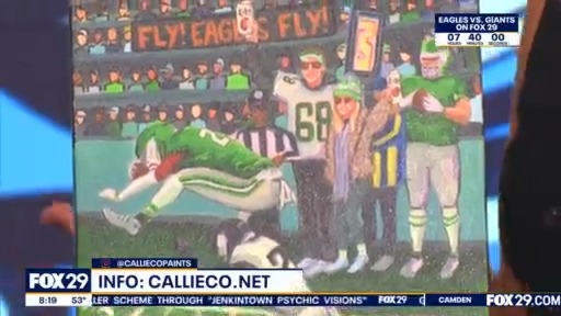Local artist shares custom Philly sports creations