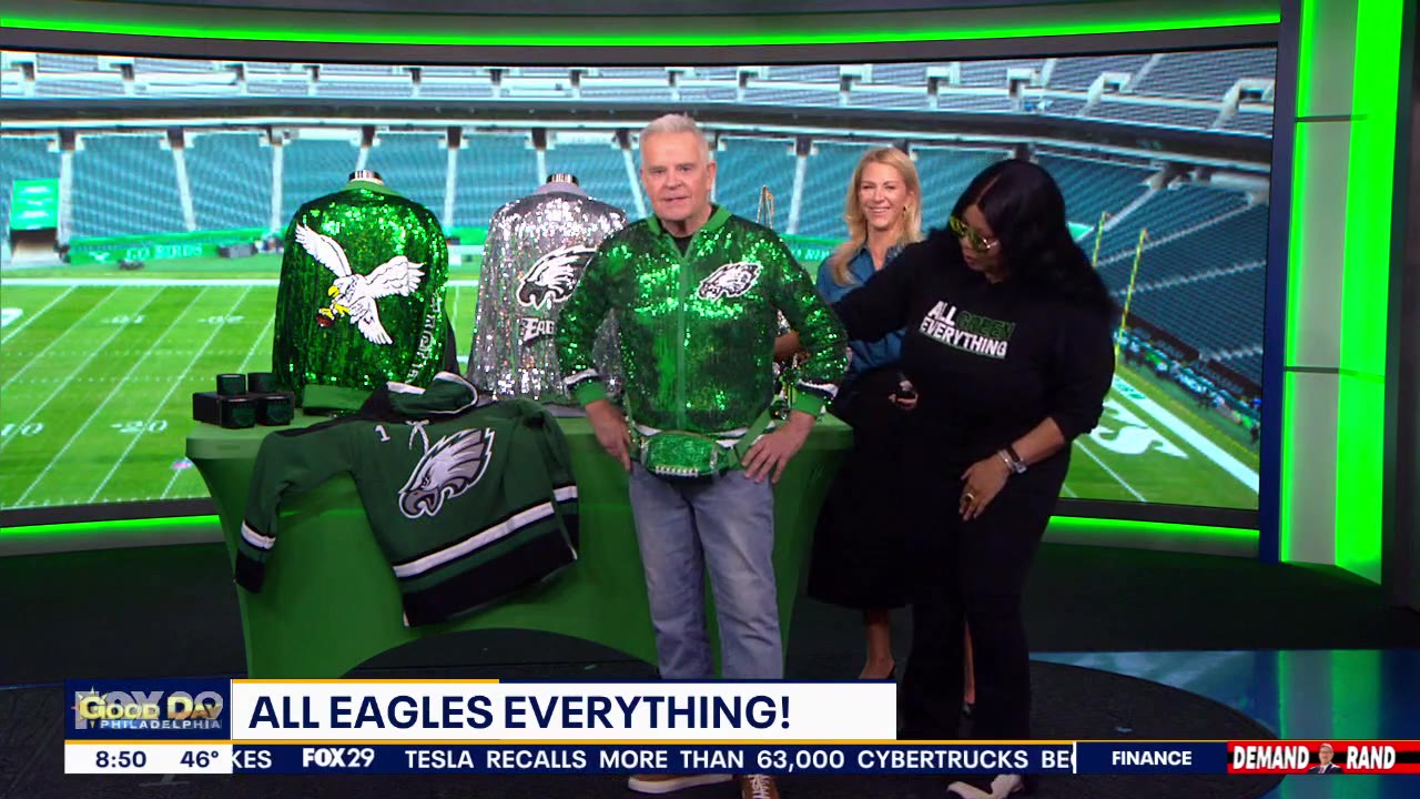 All Green Everything:  Fun gear that you can wear when the Eagles take on the Giants!