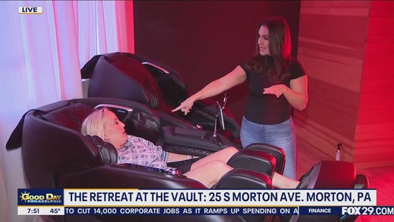 6D Massage Chairs and Cold Plunges at The Retreat at the Vault