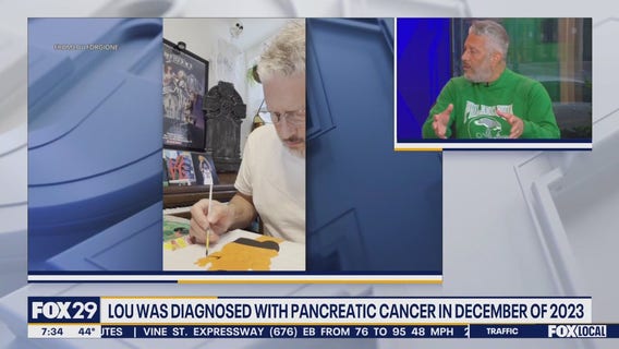Artist Lou Forgione paints extraordinary Philly-themed art amid pancreatic cancer battle