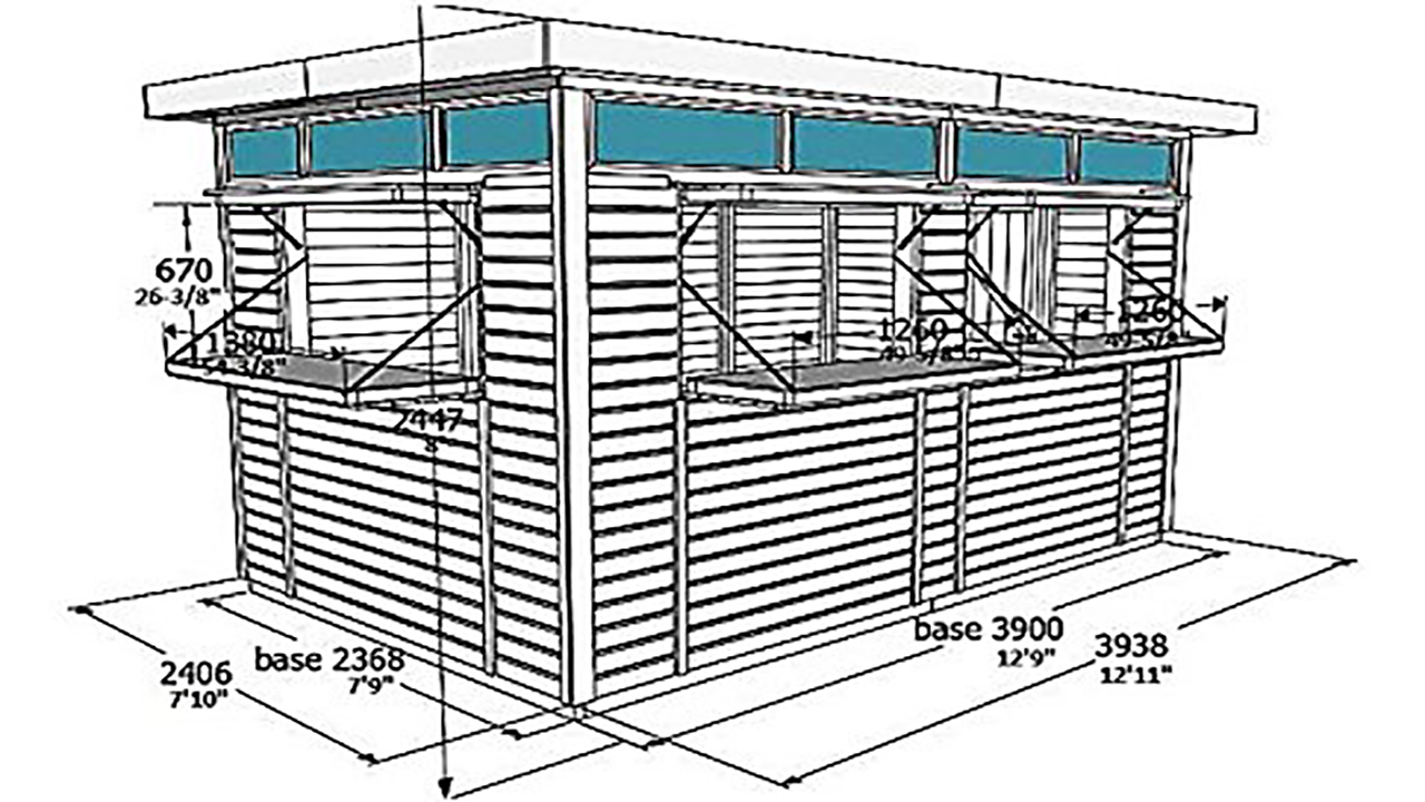You can buy a DIY backyard bar on Amazon just in time for summer