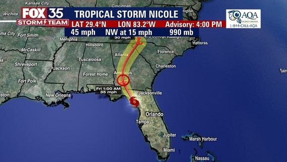 Tracking the Tropics: Tropical Storm Nicole continues trek north