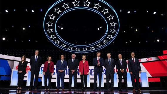 Democratic debate: Liberals duke it out with moderates over health care, immigration