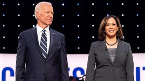Biden asks Harris to 'go easy on me, kid'