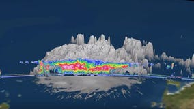 NASA satellite creates 3-D map of Dorian's clouds