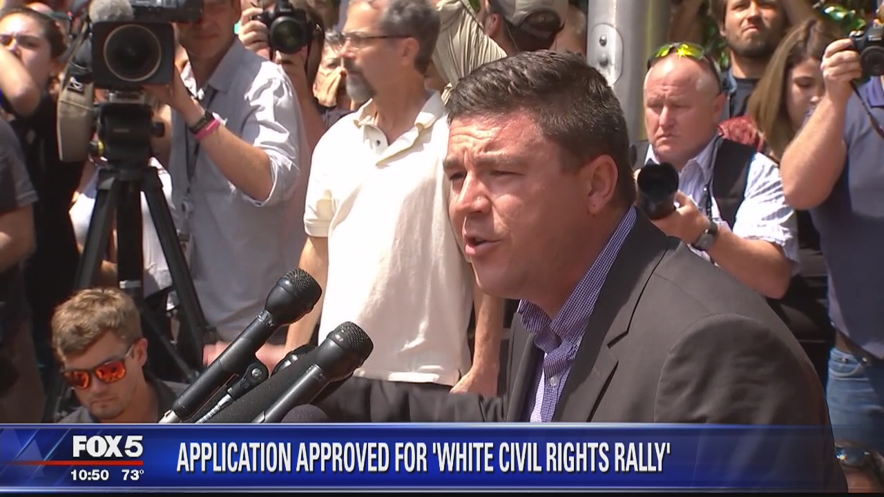 White nationalist seeks to hold 'White Civil Rights Rally' near White House