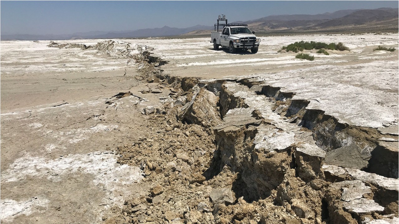 California's Garlock fault line, was jostled into moving for the first time on record