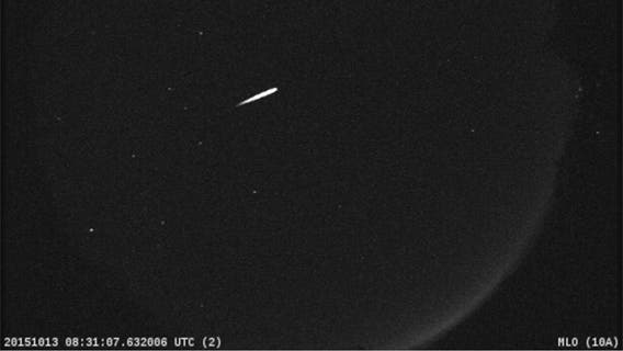 Orionid meteor shower to peak this week